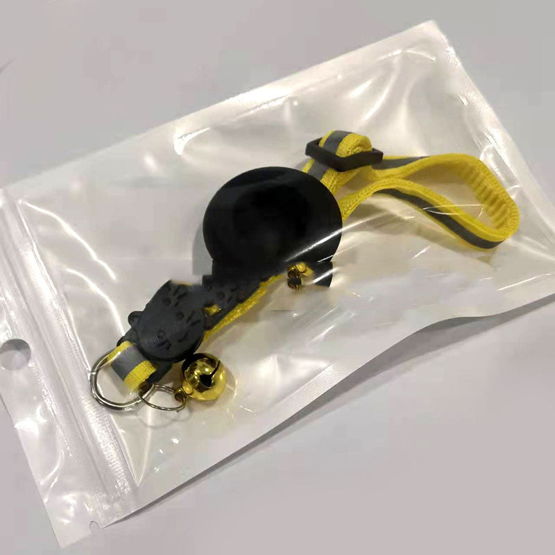 Adjustable Pet Collar | AirTag Holder & Bell