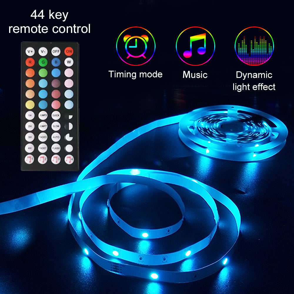 RGB LED Strip Lights | Remote-Controlled Indoor Lighting