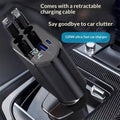 4-in-1 Retractable Car Charger