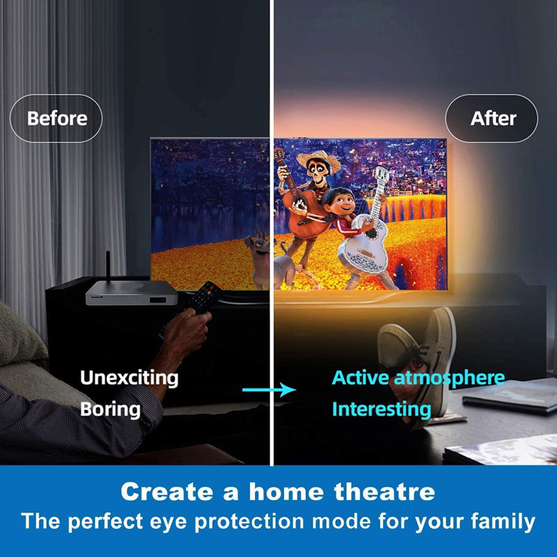 RGB LED Strip Lights | Remote-Controlled Indoor Lighting