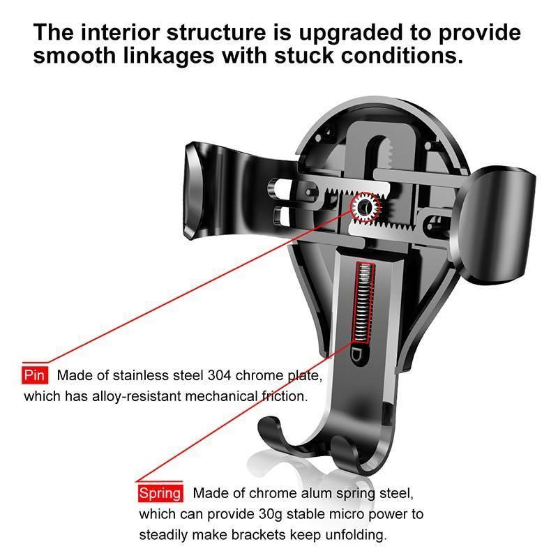 Gravity Car Phone Mount | Suction-Cup Holder