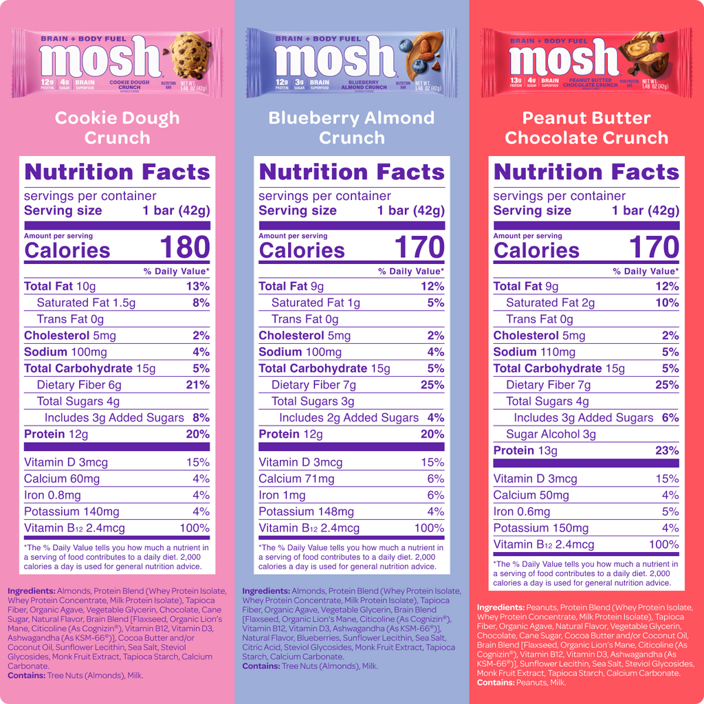 MOSH Best Sellers | Six-Flavor Trial Pack