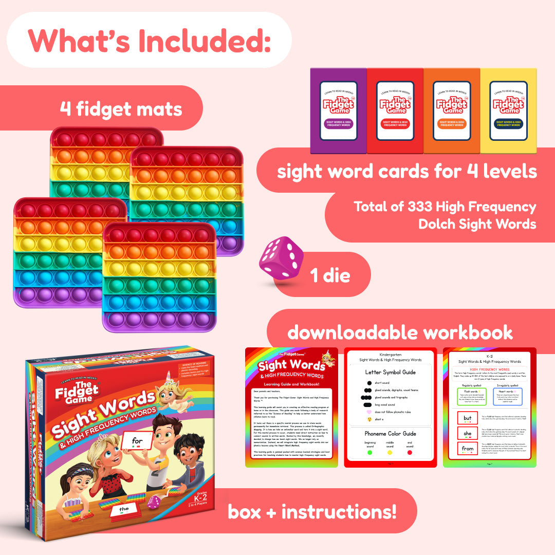 The Fidget Game | Sight Words Edition