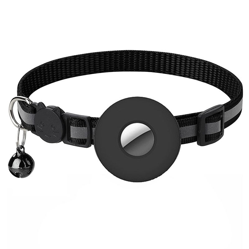 Adjustable Pet Collar | AirTag Holder & Bell