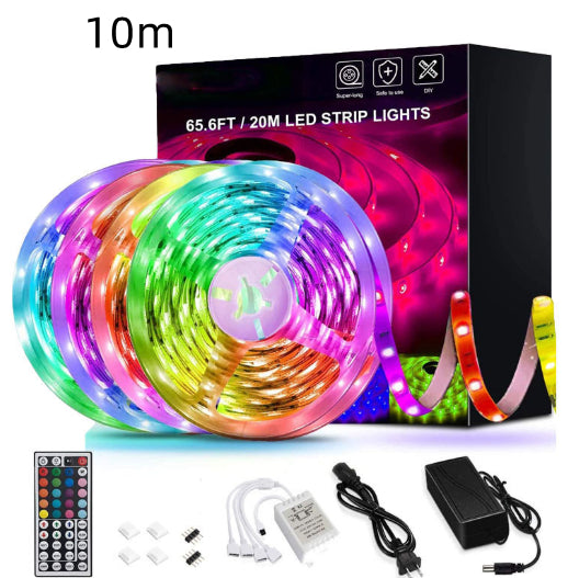 RGB LED Strip Lights | Remote-Controlled Indoor Lighting