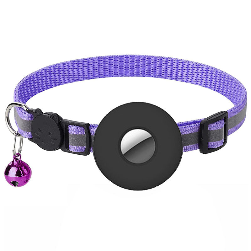 Adjustable Pet Collar | AirTag Holder & Bell