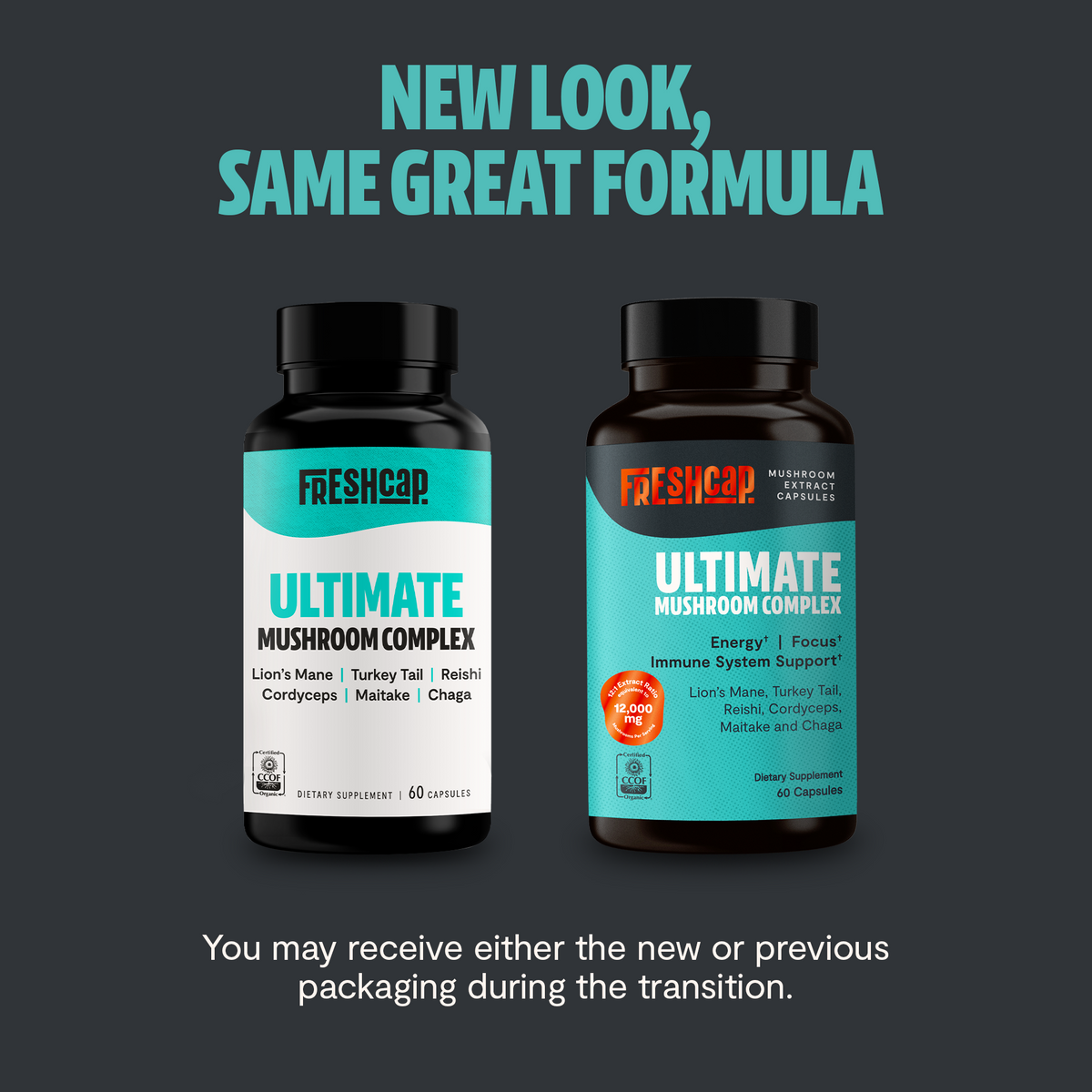 Organic Mushroom Complex | Supplement Capsules