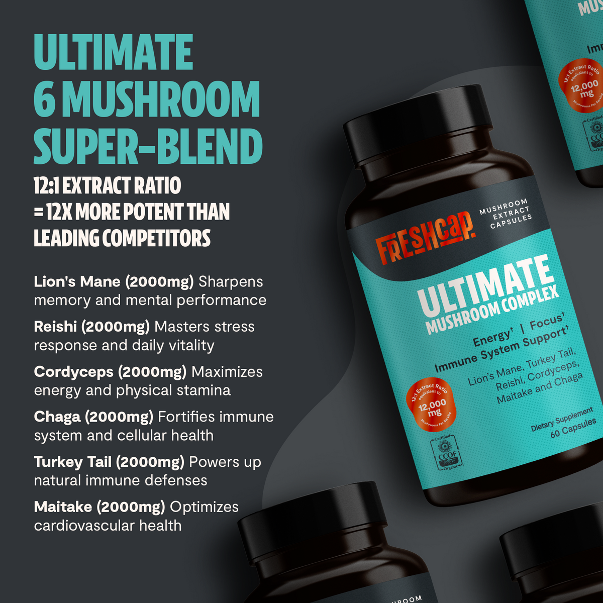 Organic Mushroom Complex | Supplement Capsules