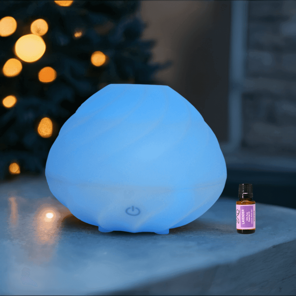 ZAQ Swirl 240ml Essential Oil Diffuser | Lavender Oil Included
