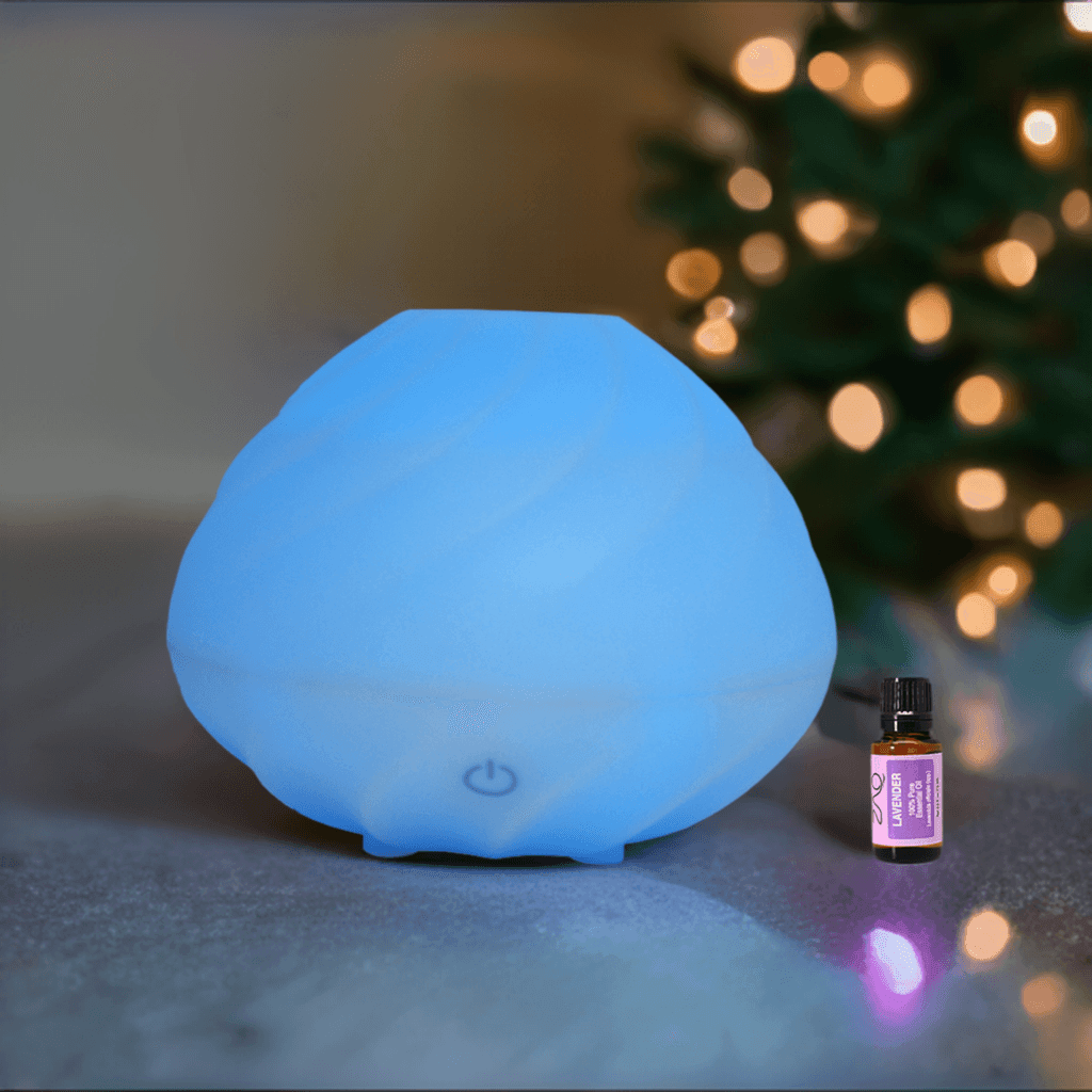 ZAQ Swirl 240ml Essential Oil Diffuser | Lavender Oil Included